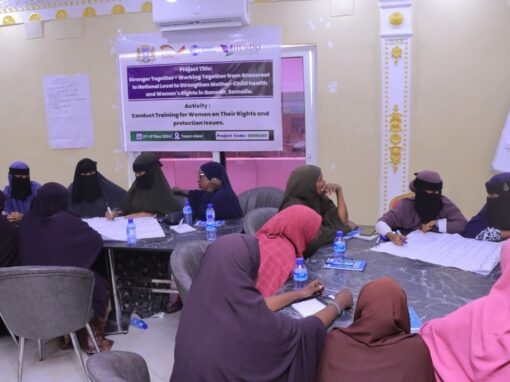 Human rights training in Somalia